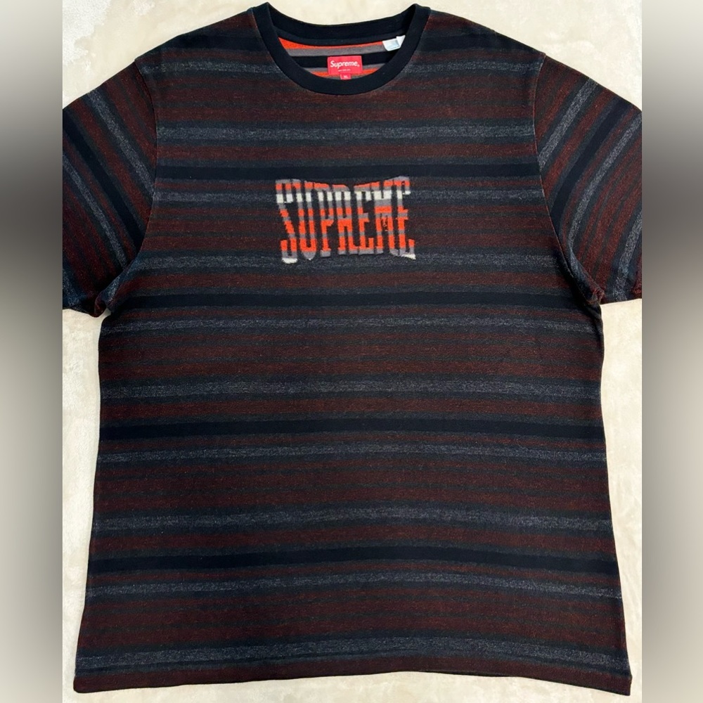 Striped Supreme Tshirt